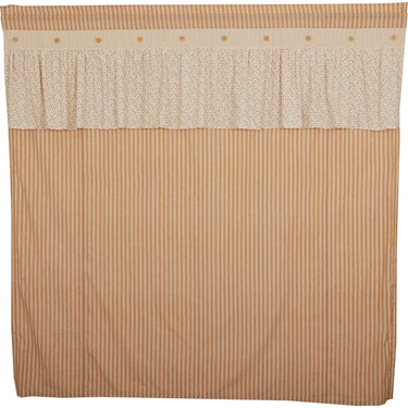 Camilia Ruffled Shower Curtain 72x72 VHC Brands - The Fox Decor